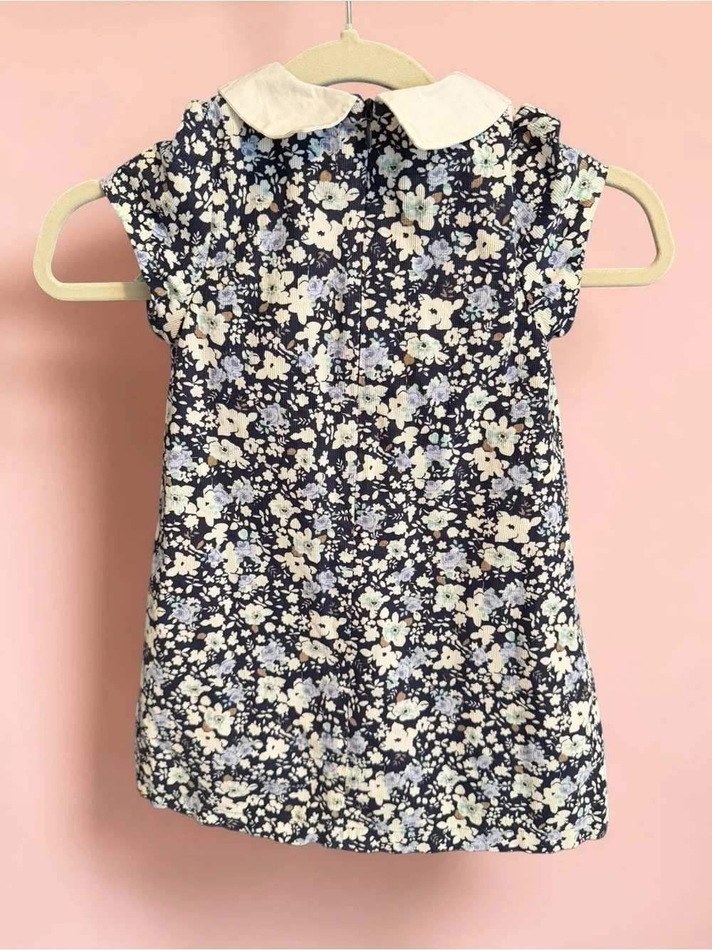 Trotters London Confiture Floral Corduroy Dress 5Y Like New